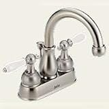 21YKYrbaj0L. SL160  Delta Faucet 2569SS 269SS Victorian Double Handle Kitchen Faucet, Stainless