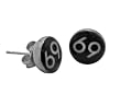 69 Logo Earrings - 9mm - Sold as a Pair