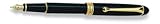 01810 AURORA 810-F BLACK RESIN SMALL FP PEN Fine Nib