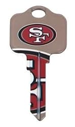 San Francisco 49ers Kwikset KW1 House Key