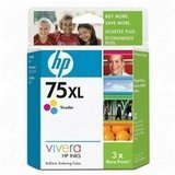 HP 75XL Tri-color Inkjet Print Cartridge