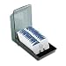 Rolodex 67011 Rolodex Covered Business Card File, 500 2-1/4x4 Cards, 24 A-Z Guides, Black