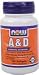   - A and D by NOW Foods - Vitamins (400 IU - 100 Softgels)