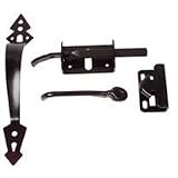 Stanley Hardware Heavy Duty Black Steel Thumb Latch 62-2043