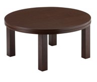 ユアサ　円形家具調こたつ　80ｃｍ YKE-81S 