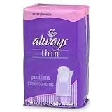 Always Thin Pantiliners, Scented, 60 liners