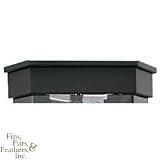  : Clear-for-Life ES Medium Density Fiberboard 50 Gallon Pentagon Canopy 24in x 24in x 30in Aquarium