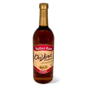 Da Vinci Gourmet Syrups Butter Rum Syrup 750 ml Bottle by Da Vinci Gourmet