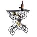 WINE TABLE with French Design and Champagne Gray Finish
