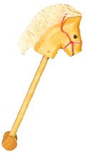Dollhouse Miniature Giddy-Up Horse