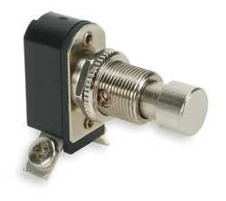 Power First 2VLN3 Push Switch, Maintained, SPST, 6/3A