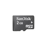 SanDisk SDSDQ-002G-A11M MicroSD 2GB Card (Black)