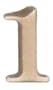 Fiskars Rain Dots Dimensional Epoxy Alpha/Number Stickers, Numbers Copper
