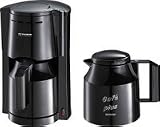Severin KA 9209-252 Kaffeeautomat mit 2 Thermokannen / bis 8 Tassen / 800 W, rot