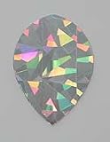 3 sets SILVER CRACKED ICE Holographic Pear flights