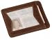 Kitchen & Housewares : ID Card Case, Brown Leather - Accessories