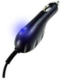 IMAGE OF Premium Blue Led Car Charger For Motorola Clutch (i465)