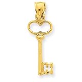 14k 3-D Key Pendant