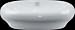 Smooth Splash White Vitreous China Over Counter Vessel Sink