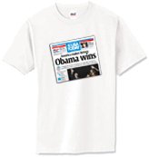 USA Today "Obama Wins" Folded Paper T-shirt