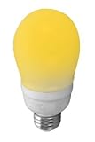 14 Watt Yellow Compact Fluorescent Bug Light / Yellow CFL Bug Light / 60 Watt Incandescent Equivalent