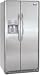 Frigidaire Professional Series PHS69EJSS 26.0 cu. ft. Side by Side Refrigerator with 3 Glass Shelves, Gallon Door Storage, 3 Humidity Controls and External 7 Button Ice/Water Dispenser