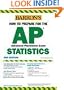 How to Prepare for the AP Statistics, 2007 3rd Edition, (Barron's How to Prepare for the Ap Statistics Advanced Placement Examination)
