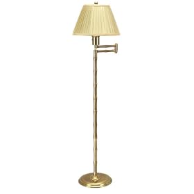 Frederick Cooper Bradson Cream Shade Swing Arm Floor Lamp