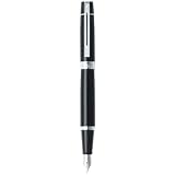 Sheaffer Gift Collection 2 (300) Fountain Pen, Chrome Trim, Glossy Black (SH/9312-0)