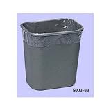 Rubbermaid-Gray Polyliner 32 Gallon 32 Gallon (5007-88GY) Category: Rolls of Lo-Density Can Liners