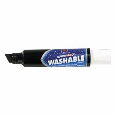 AVE24158 Jumbo Tip Markers,Washable,Desk Style,Chisel Tip,Black by Avery