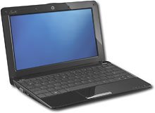 ASUS EEEPC 1005HAB-BLK001X Black 10.1" Seashell Netbook,Atom,160GB ,XP,