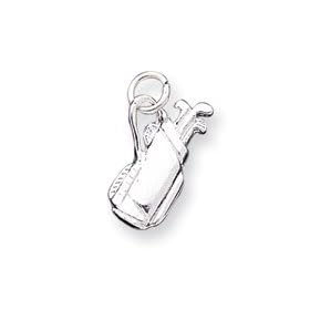 Sterling Silver Golf Bag Charm