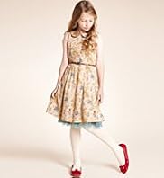 Autograph Pure Cotton Ballet Girl Dress with Belt