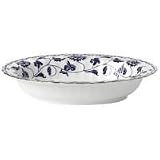 Spode Blue Colonel Platinum Open Vegetable Dish 9- 1/2 inch
