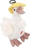 Vo-Toys Soft and Cuddle Shaggy Sitting Plush Duck Dog Toy