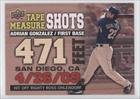 2010 Upper Deck Tape Measure Shots #TMS6 - Adrian Gonzalez