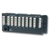 8 PORT 110 IDC TELEPHONE MODULE WITH DSL FILTER