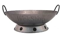 14 inch Carbon Steel Hand Hammered Wok (incl. wok ring)