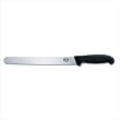 R H Forschner 10-inch Round Tip Slicing Knife, Black Fibrox Handle
