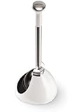 simplehuman Toilet Plunger, White
