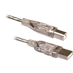 USB 2.0 A/b Blue Lighted Cable