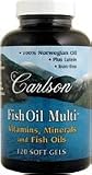 'Carlson Fish Oil Multi, 120 Softgels, FishOil Multi'
