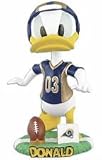 DISNEY DONALD RAIDERS PLACE KICKER Hand Painted Bobblehead (Very Rare & Hard to Find) New in PKGIMAGE