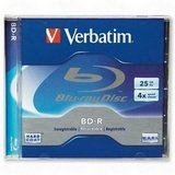 Verbatim 96434 25GB 4X Branded BD-R Jewel Case - 1 Pack