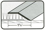 Carpet Tools: A 834 Carpet Bar 1 3/8" x 36"