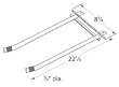 Stainless Steel Pipe Burner for Altima Grills