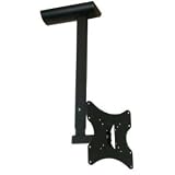 Mount World 1130 LCD LED Ceiling Mount Bracket Black Load 66lb VESA 200x200mm