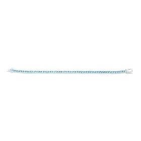 Sterling Silver Blue Topaz Bracelet by A Great Jewelry Co.