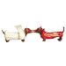 Angel & Devil Kissing Dachshund Dogs Salt & Pepper Shakers